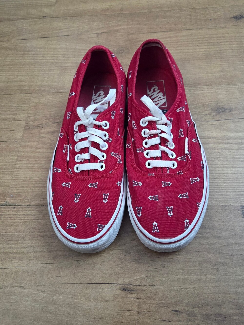Vans × MLB Los Angeles Angels All-Over Logo Sneakers